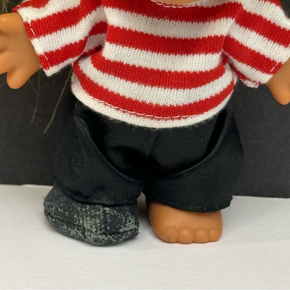 Vintage Russ Troll Doll French Beret 5” Yellow Hair Brown Eyes - Picture 5 of 6